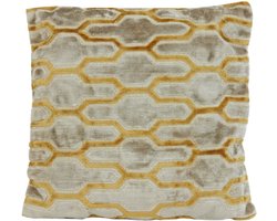 Light & Living Kussen Jembana - Geel - 45x45cm