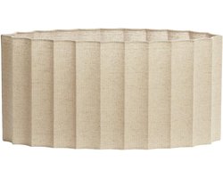Light & Living Lampenkap ovaal Disli - Crème - 45x21x22cm - Modern