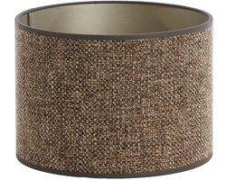 Light - Living Lampenkap Saverna - Stof - Bruin - 30 x 21 x 30 cm (BxHxD)