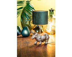 Light & Living - Lampenkap VELOURS - Ø20x15cm - Groen