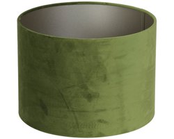 Light & Living - Lampenkap VELOURS - Ø20x15cm - Groen