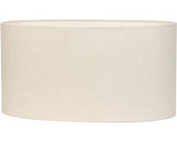Light & Living Livigno Ovale Lampenkap - Eiwit - 45-45-22cm