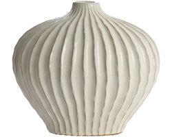 Light & Living LORITO vaas keramiek crème – 35x21x30 cm