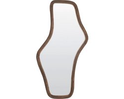 Light & Living Organische Spiegel Celano - Mangohout - 121 x 62cm - Donkerbruin