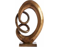 Light & Living Ornament Eddy - Antiek Brons - 20x20x34cm - Modern - Metaal - Moederdag - Moederdag cadeautje - Moederdag cadeau voor mama