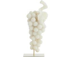 Light & Living - Ornament GRAPE - 15x13x35cm - Wit