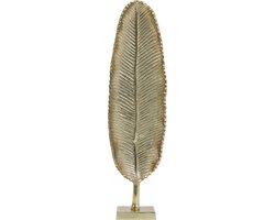 Light & Living - Ornament LEAF - 14x8x56cm - Goud