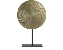 Light & Living Ornament op voet Rawas - Antiek Brons/Zwart - 35x10x56cm - Luxe