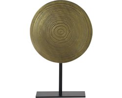 Light & Living Ornament op voet Sasim - Antiek Brons/Zwart - 25x10x39cm - Luxe