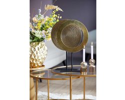 Light & Living Ornament op voet Waiwo - Antiek Brons/Zwart - 25x10x39cm - Luxe - Metaal