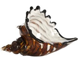 Light & Living - Ornament SHELL - 22x10x12cm - Bruin