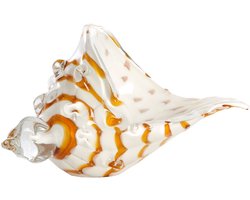 Light & Living - Ornament SHELL - 22x10x12cm - Wit