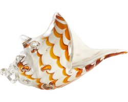 Light & Living - Ornament SHELL - 28x12x16cm - Wit