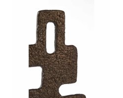 Light & Living Ornament Vex - Donkerbruin - 23.5x10x54cm - Modern - Cement