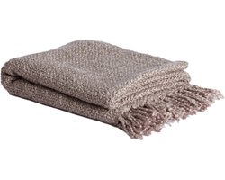 Light & Living - Plaid ARROBA - 170x130x0.5cm - Grijs