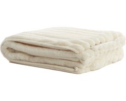 Light & Living - Plaid VAJEN - 170x130x0.5cm - Wit