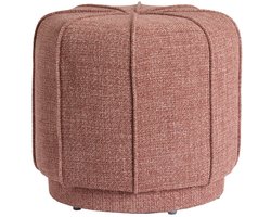 Light & Living Poef Belisso - Roze - Ø50.5x46cm - Modern