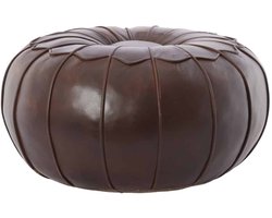 Light & Living Poef Calima - Bruin - Ø58x32cm -