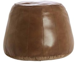 Light & Living Poef Dovio - Licht Bruin - Ø56x42cm - Modern