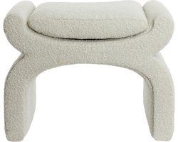 Light & Living Poef Nafya - Bouclé - Beige