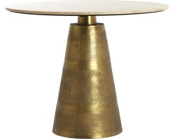 Light & Living Ronde Eettafel Ynez - Travertin - 120cm