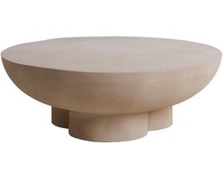 Light & Living Salontafel Polinna 90cm - Mat Zand - Rond