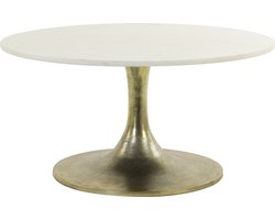 Light & Living - Salontafel RICKERD - Ø76x36cm - Wit