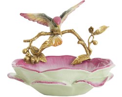 Light & Living - Schaal HUMMINGBIRD - 24x21x20 cm - Roze