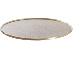 Light & Living Schaal Ilay - Brons - Ø38x1,5cm - Metaal - - Woonkamer