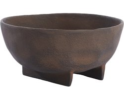 Light & Living - Schaal ROSANA - 21x20.5x10cm - Bruin