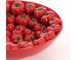 Light & Living - Schaal TAMINA - Ø43x12cm - Rood