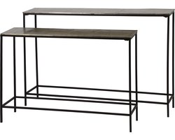 Light & Living Side table Hartsville - Brons/Zwart - Set