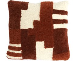 Light & Living - Sierkussen SYLINA - Ø45x10 cm - Bruin