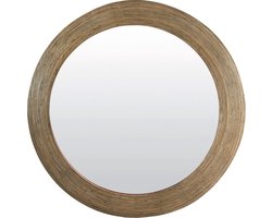 Light & Living - Spiegel PIEDRE - 109.5x4.5x109.5cm - Bruin