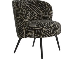 Light & Living - Stoel DIEYDA - 68x67x72cm - Zwart