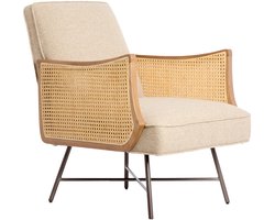 Light & Living - Stoel FIORA - 81x60x80 cm - Bruin