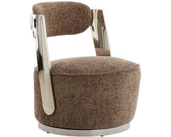 Light & Living - Stoel KEMENA - 65x68x77cm - Grijs