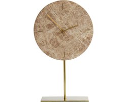 Light & Living Tafelklok Moreno - Bruin - Ø26cm - Modern