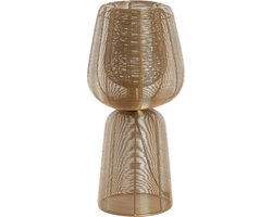 Light & Living Tafellamp Aboso - Goud - Ø24cm - Modern