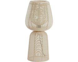 Light & Living Tafellamp Aboso - Wit - Ø24cm - Modern