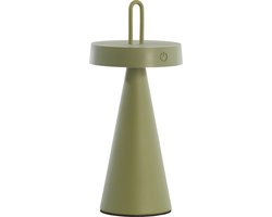 Light & Living Tafellamp Ankenta - Metaal - Groen - LED - 13x29x13 cm (BxHxD)