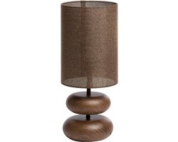 Light & Living Tafellamp Danialo - Bruin - Ø22cm - Modern