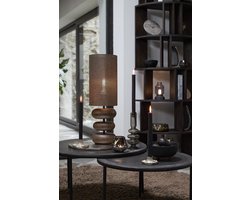 Light & Living Tafellamp Danialo - Bruin - Ø22cm - Modern