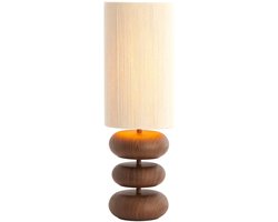 Light & Living Tafellamp Danialo - Bruin - Ø22x67.5cm - Bohemian