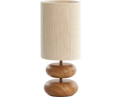 Light & Living Tafellamp Danialo - Naturel - Ø22cm - Modern