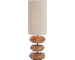 Light & Living Tafellamp Danialo - Naturel - Ø22cm - Modern