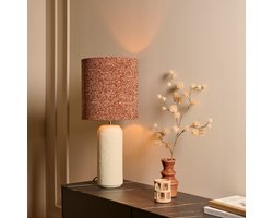 Light & Living Tafellamp Diego Keramiek, 44cm hoog - Ecru