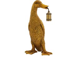 Light & Living Tafellamp Duck - Brons - 23.5x23x48.5cm - Modern