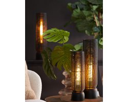 Light & Living Tafellamp Lezuza 50cm - Mat Zwart