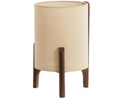 Light & Living Tafellamp Litto - Donkerbruin - Ø22cm - Modern
